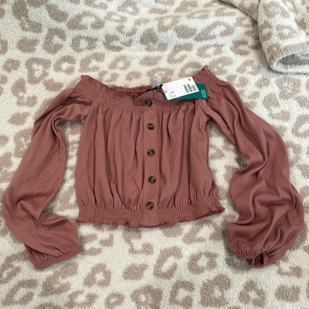 Women’s H&M off the shoulder crop top XS